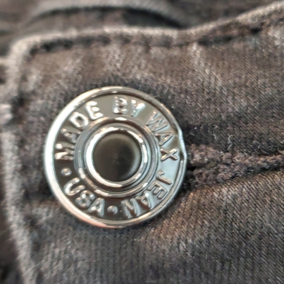 WAX Jean WOMENS Slashed Destroyed Skinny Jeans - Picture 9 of 11